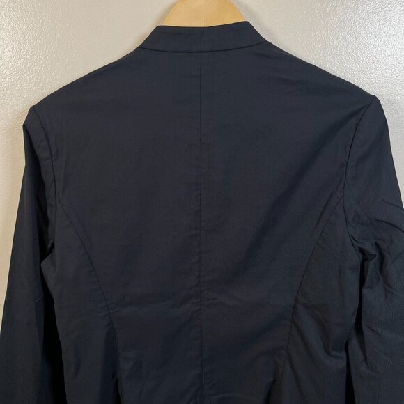 Tommy John Go Anywhere Tech Stretch Blazer Jacket Womens Size Large Black Work - Picture 11 of 11